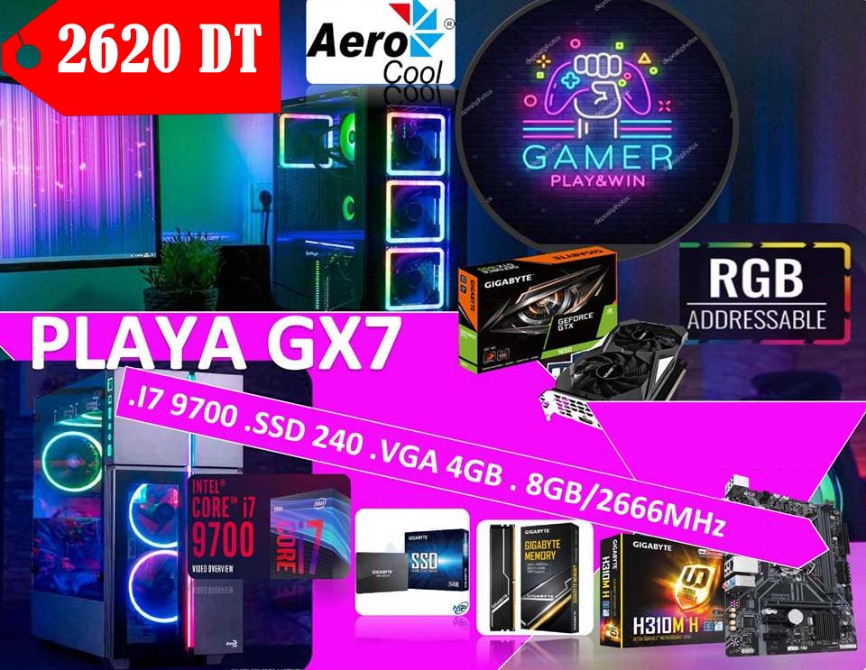 PC Gamer GX7 AEROCOOL